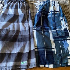 Lot of 2, size Large swim trunks